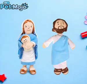 Jesus and Virgin Mary Plush Pillow, Christian Baptism gift, Religious Gift, lovely plush gift, Ideal Gift for Christian Baptism & Thanksgiving, Soft and cuddly toy for kids and adults, Virgin mary plush toy, bedroom decor, home decor, bedroom pillow, gift