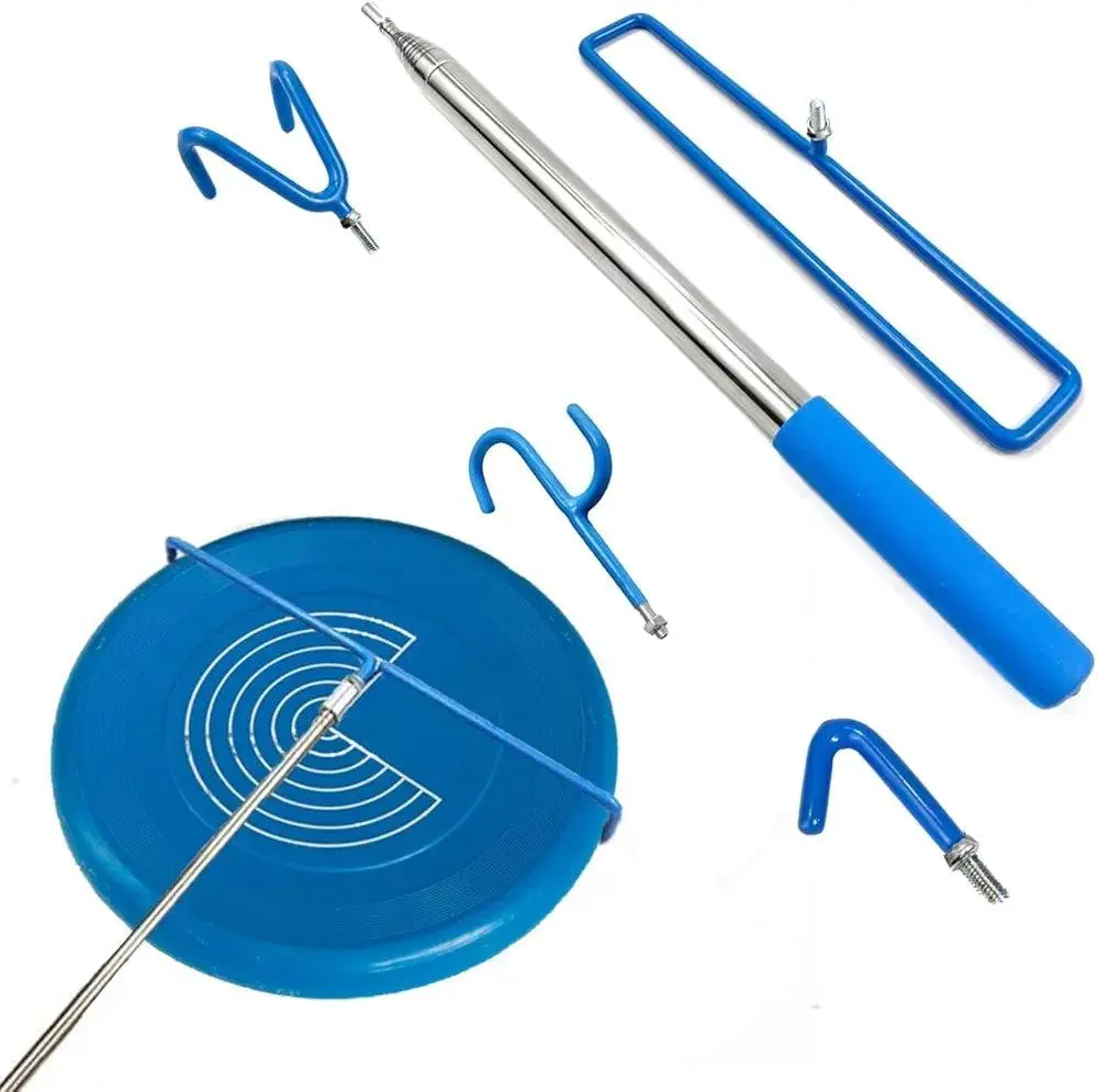 Disc Golf Retriever Pole – 16ft Telescopic with Hooks Disc Golf Retriever Pole – 16ft Telescopic with Hooks