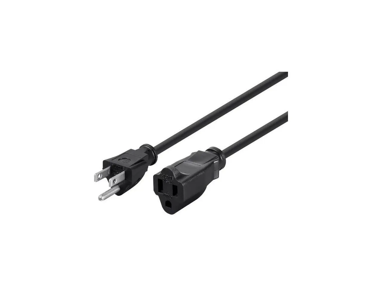 Monoprice 1ft 16AWG Power Extension Cord Cable, 13A (NEMA 5-15P to NEMA 5-15R)