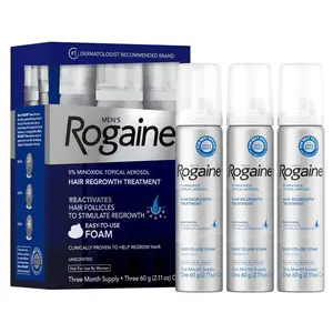 Men's Rogaine 5% Minoxidil Foam for Hair Regrowth - 3-Month Supply