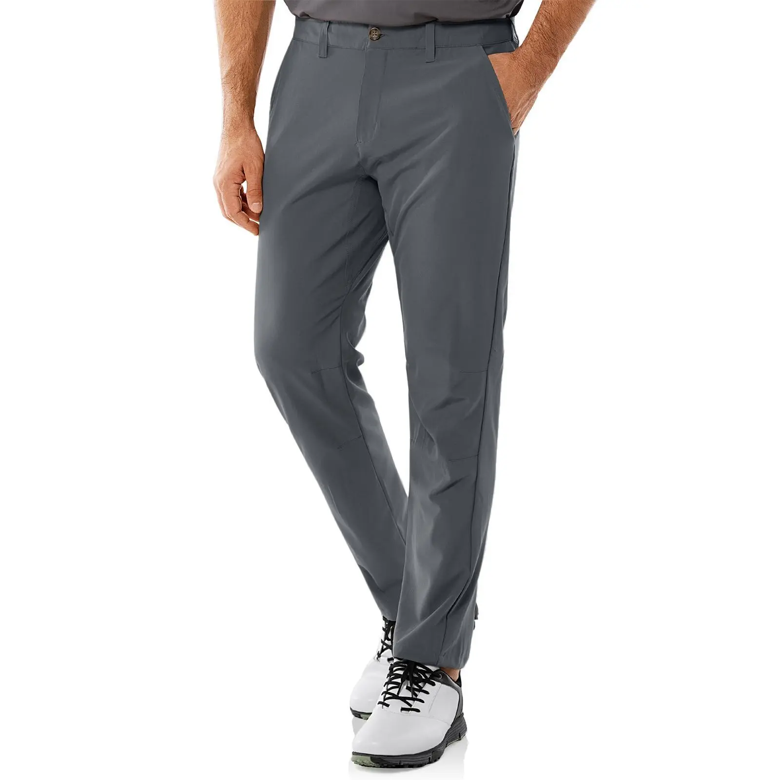 33,000ft Men's Classic-Fit All Purpose Golf Pants - 5 Pockets, 4-Way Stretch Fabric, 3D Knee Cutting, Quick Dry, Lightweight, Breathable, UPF 50+, Hiking & Daily Life Pants