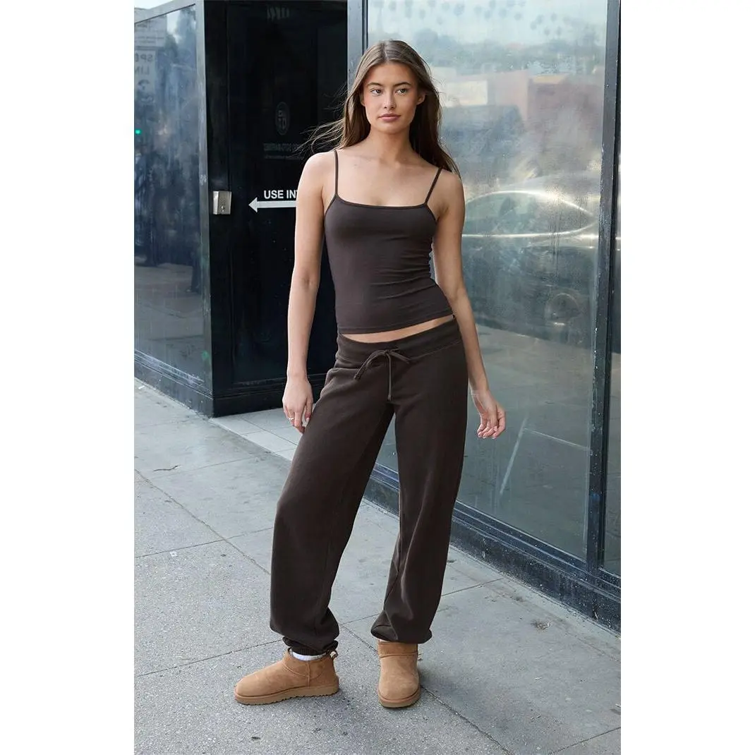 John Galt Women's Brown Hilary Yoga Sweatpants