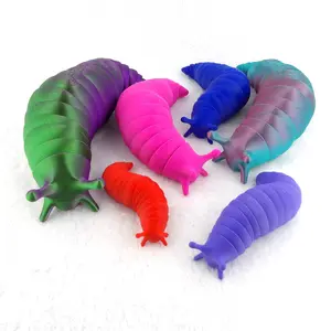 Fidget Slug | 3D Printed Articulated Slug | Fidget Toy