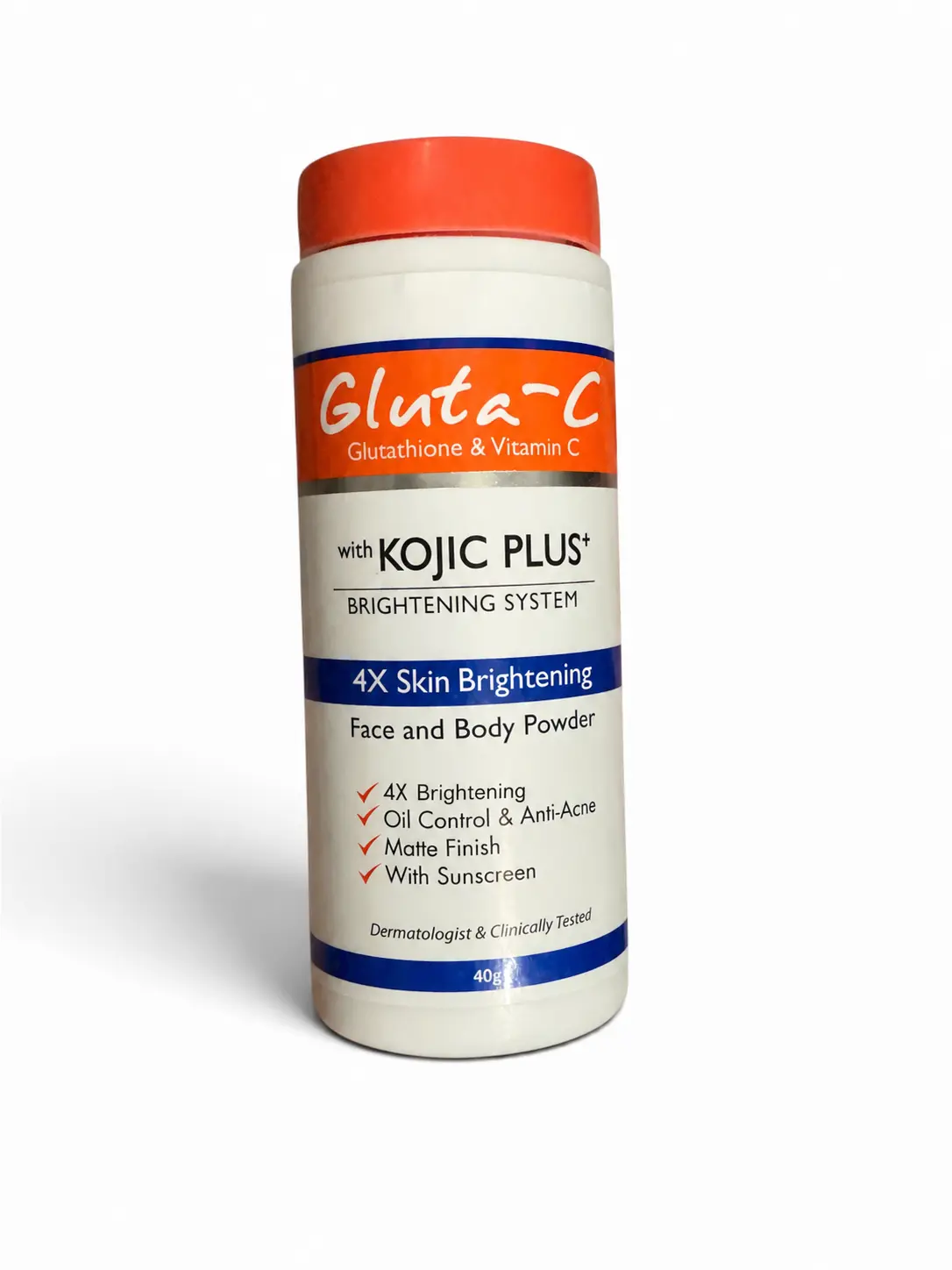 Gluta-C with Kojic Plus Face and Body Powder, 40g