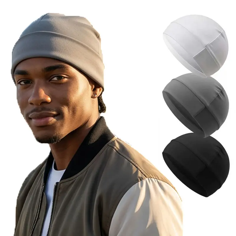Unisex Plain Color Multifunctional Skull Caps 2026 Summer Sportive Beanie Fitted Hat for Men Women Stretchy Helmet Liner Biking Accessory Back To School Birthday Outfit Machine Washable Polyamide SpringStatements Fitting Outdoor Hat