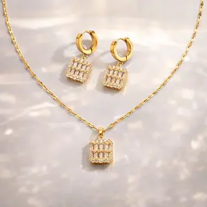 ÉTERNEL D’Or Élégance Set – 18K Gold Plated Stainless Steel