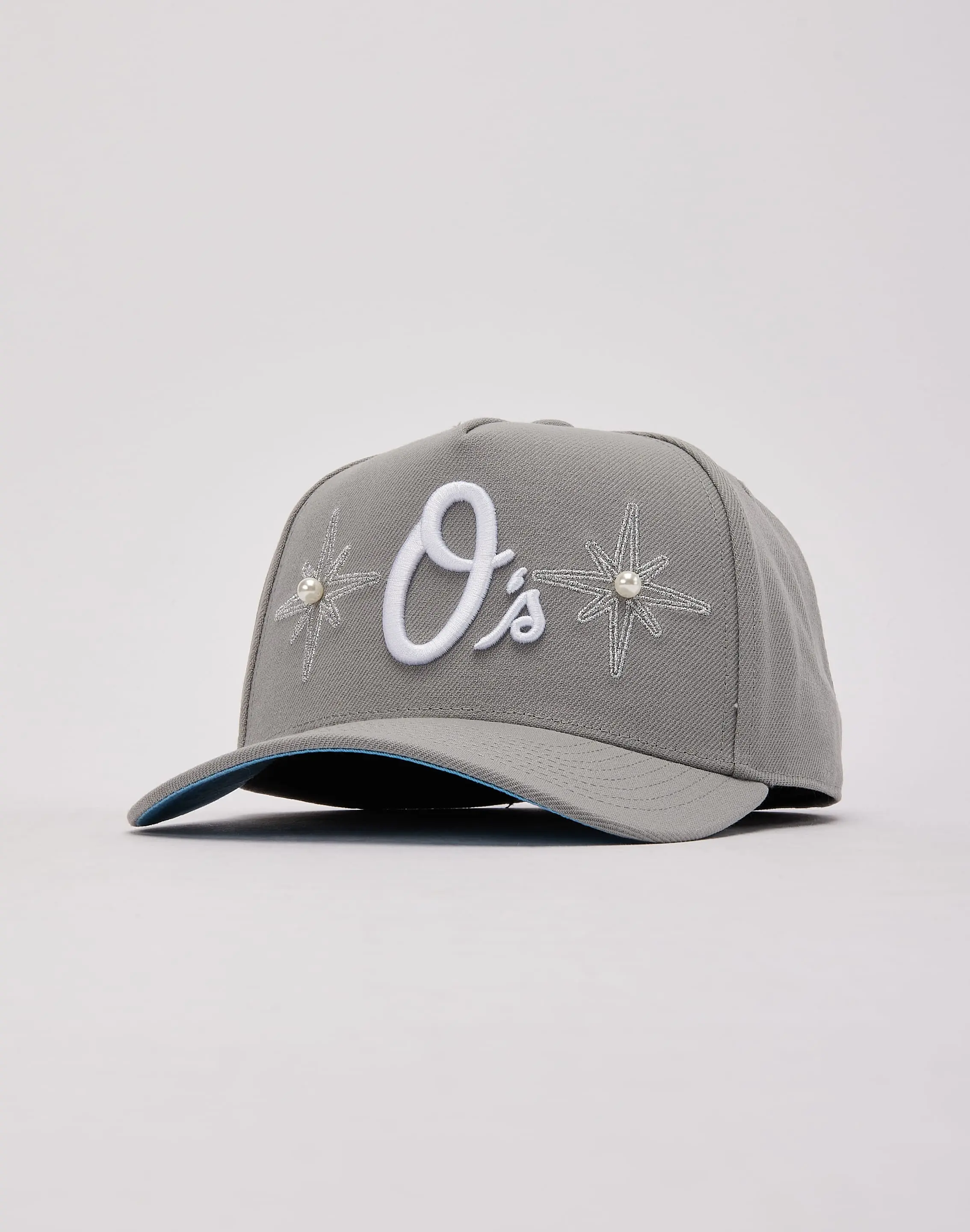 Mens Mitchell & Ness MLB Baltimore Orioles Star Stones Pro Pinch Snapback Hat