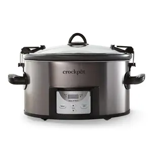 Crock-Pot Programmable 6-Qt Slow Cooker with MyTime Technology, Stainless Steel