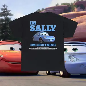 Sally Cars Movie, Sally, Lightning  shirt, Lightning  Kachow, Cars Movie, Vintage Car Tee, Cars Cartoon Shirt, Lightning
