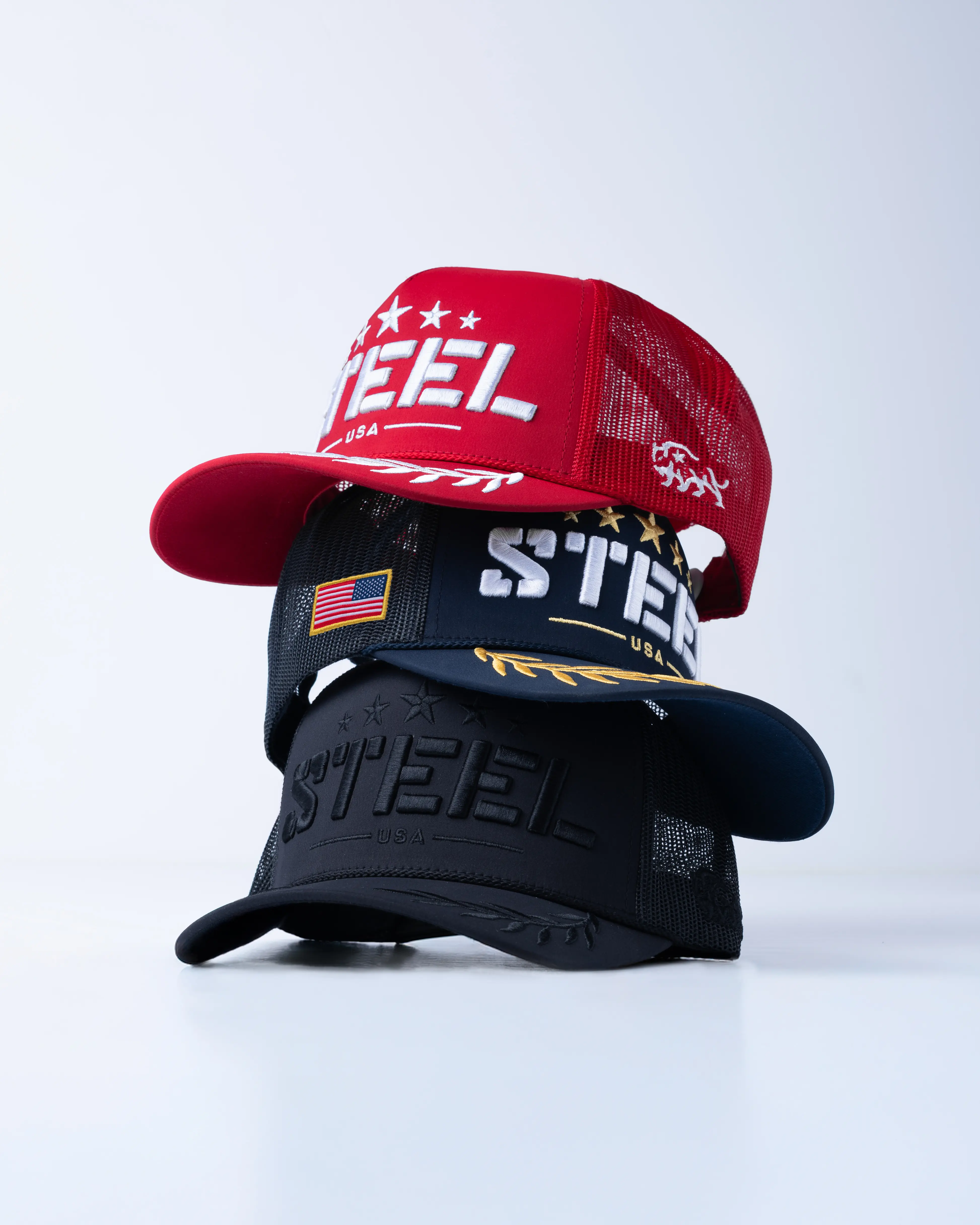 Hooey Brands The Freedom Series Five-Panel Trucker Hat Moisture-Resistant Fabric Military-Inspired Aesthetic Premium Materials Hooey Brands The Freedom Series Five-Panel Trucker Hat Moisture-Resistant Fabric Military-Inspired Aesthetic Premium Materials