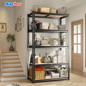 Raybee Garage Shelves Classic 5-Tier W30N Metal Storage Shelving Unit Height Adjustable Versatile Utility Rack for Warehouse Organizing Pantry Kitchen Organiser