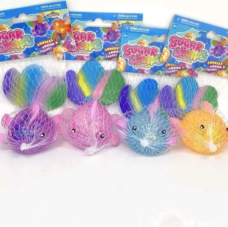 Rebound Fish Squishy, Anxiety Relief Product, Stress Relief Tool, Decompression Squeeze, Sensory Calming Tool, Sensory Stress Reliever for Kids