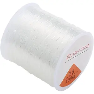 328ft 1mm Clear Bead Cord Bracelet Beading Thread  Elastic Stretch Thread for Bracelets Beads  Making (0.8mm)