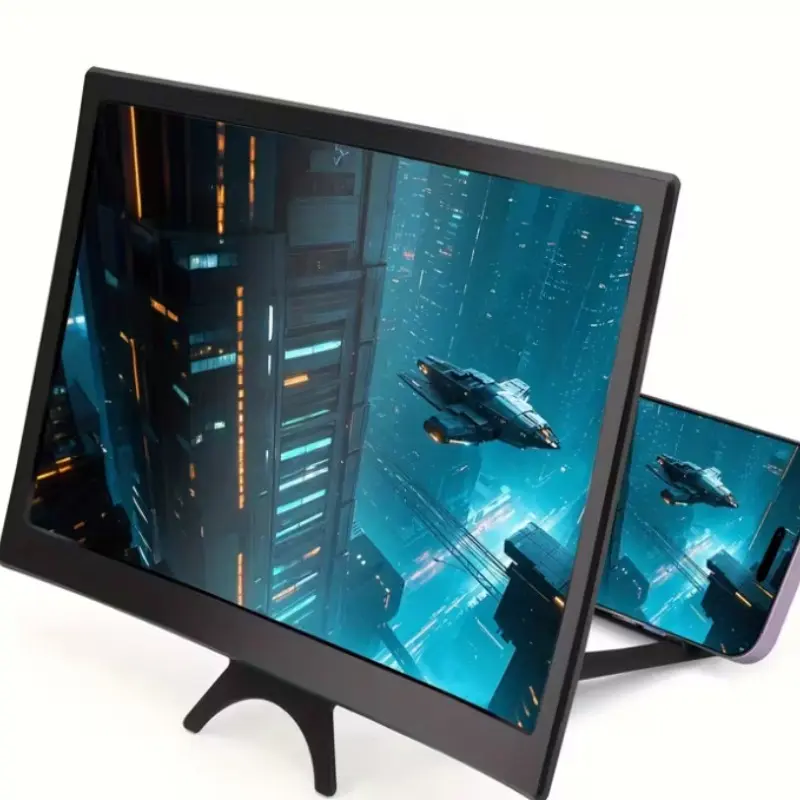 14-Inch Phone Extender, 3D Screen Expander for Movies, Videos, Games, Foldable Screen Enhancer, Mobile Stand Holder, Universal Holder, Expandable Phone Stand