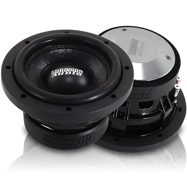 Sundown Audio SA6.5SWD2 SA-Series 6.5" Powered Subwoofers - 200W Power, 2 Ohm Impedance, Subwoofer Speakers for Automotive Sound System Installations