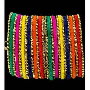 Jasmine Kids Multi Color Metal Bangles