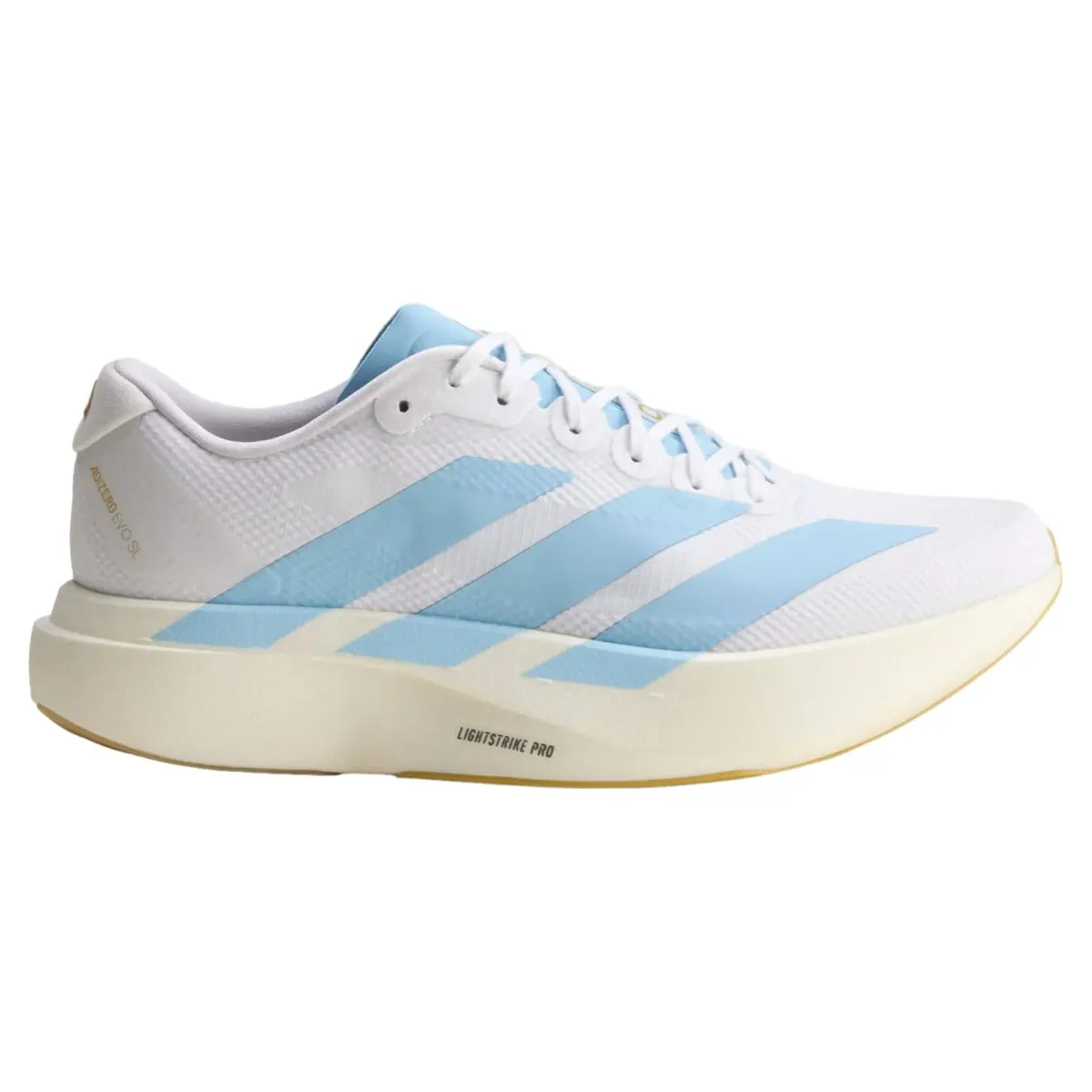 adidas Adizero Evo SL White Clear Blue Men's Fashion Shoes New