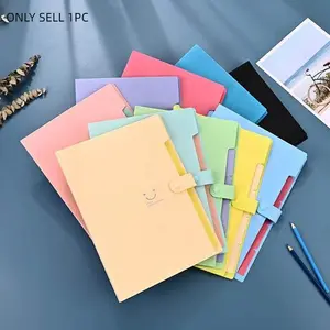 A4 File Folder, 1 Count Creative Multi-layer File Folder, Paper File Storage Clip, Files Organizer, Office Accessories, Office Stationery & Supplies for Home School Office