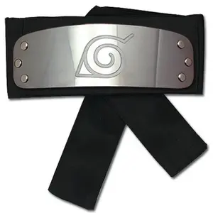 Black Ninja Headband - Naruto Hidden Leaf Village