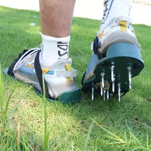 Dual Lawn Aerator Shoes, Durable Garden Lawn Aerator Shoes, Backyard Gardener Tools, Garden Tools for Home Garden, Lawn Aeration, Lawn Care