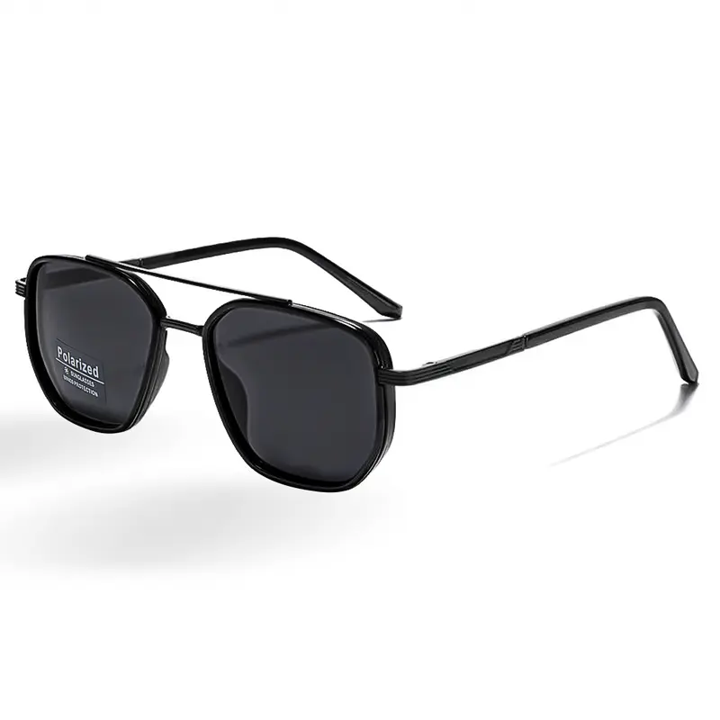 Oversized Aviator Polarized Sunglasses for Men Women - Retro  display picture 1