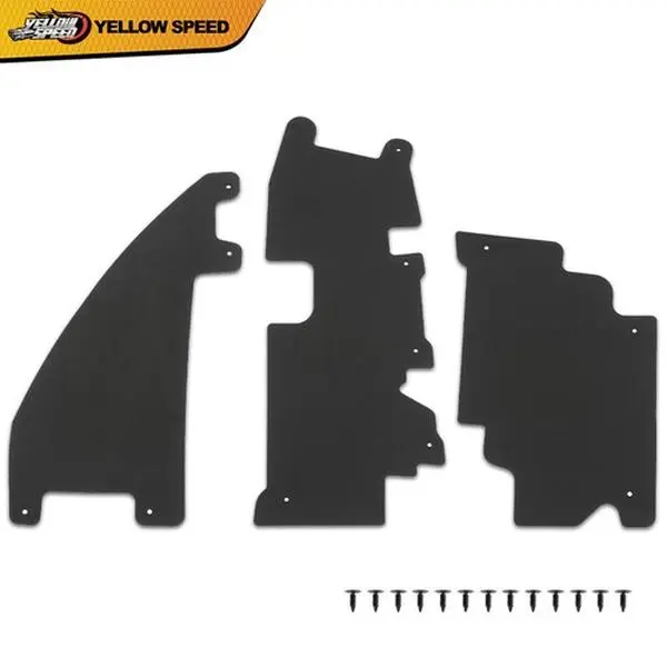 ALLGOOD 100% Brand New Direct Fit Radiator Grille Air Deflectors Set - 3PC High Quality Vehicle-Specific Parts with Fasteners, Direct Replacement for 09-14 Ford F150 Raptor Truck (Car Cover Not Included)