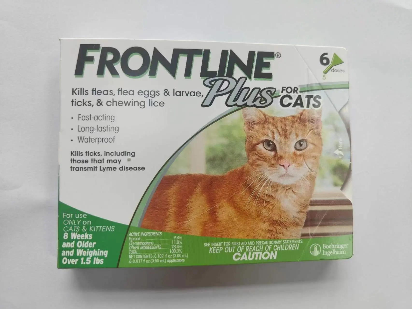 FRONTLINE Plus Flea & Tick Treatment for Cats & Kittens 6 Month Supply