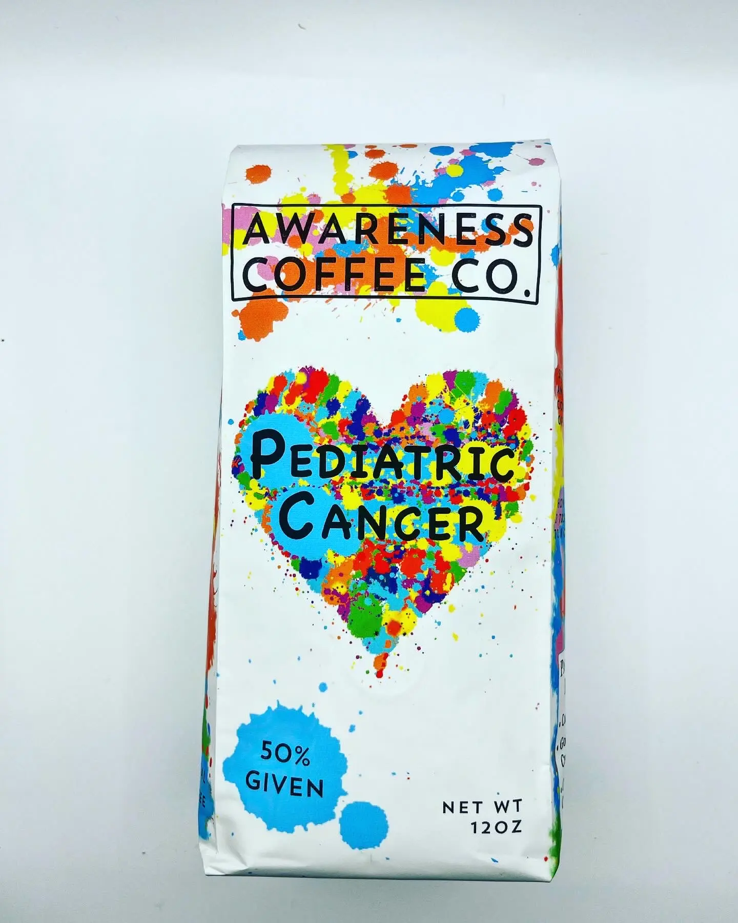 Awareness Coffee Company I Pediatric Cancer Bag I 12oz Ground Coffee