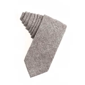 Brown Tweed Necktie