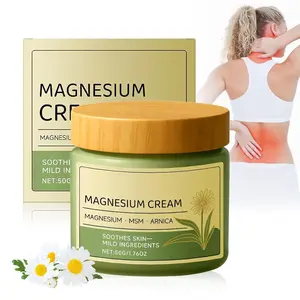 Fast-Absorbing MSM & Arnica Body Care Cream - All Skin Soothing, Hydrating Magnesium Cream for Daily Relief & Health Support, 4 fl oz Single Bottle,summervibes