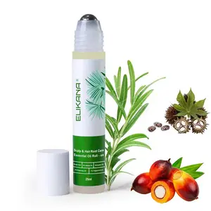 Rosemary Essential Oil Roller Ball design, with Batana Oil, Rosemary Oil & Mint Oil, Deep Nourishing Scalp Care, Scalp Treatment Serum, Natural Hair Oil, Herbal Hair Care, Winter Haircare, Christmas Gift !