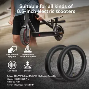 8x1/2x2 Inch Electric Skateboard Inner Tube, Compatible with Xiaomi M365 Pro & 1s, Durable Replacement Part, 1 Piece