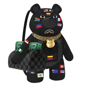 SPRAYGROUND: JAMES FLAGS TEDDY MONEYBEAR BACKPACK