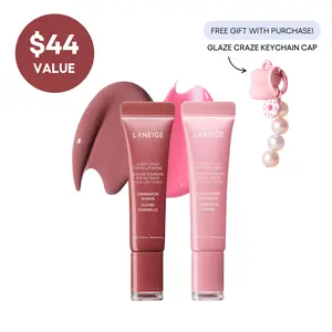 Laneige Glaze Craze Duo, Tinted Lip Serum Bundles, Lip Care, Moisturizing