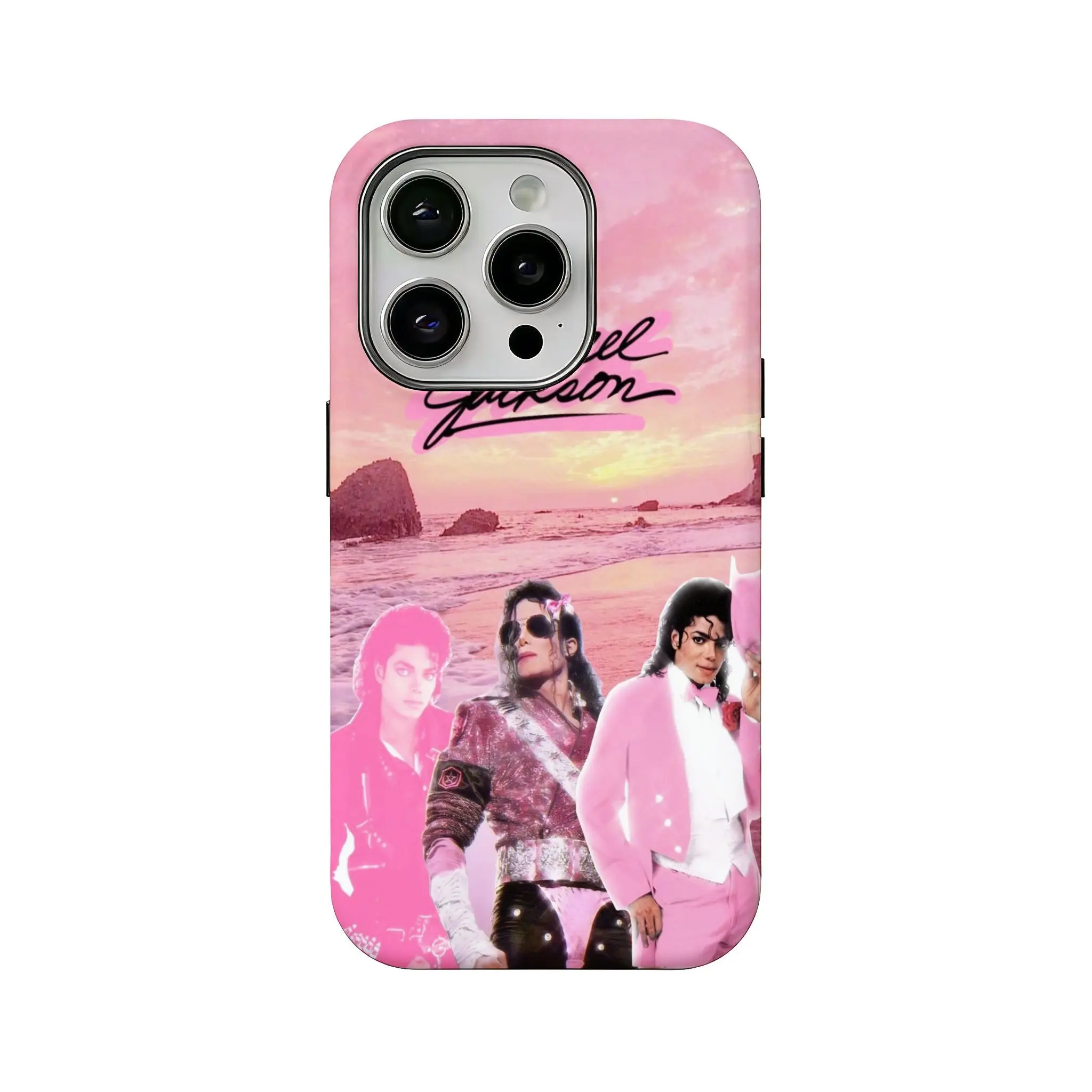 Michael Jackson Design Smartphone Casing - Handheld Cellphone Case Compatible with iPhone 12,13,14,15,16,17 Devices - Ideal Gift for Fans, Accessories