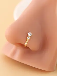 Unique U-Shaped Nose Clip Jewelry with Sparkling Cubic Zirconia Drop Design, Non-Pierced Nose Ring Perfect for Women, Versatile Nose Jewelry, Womens Nose Jewelry