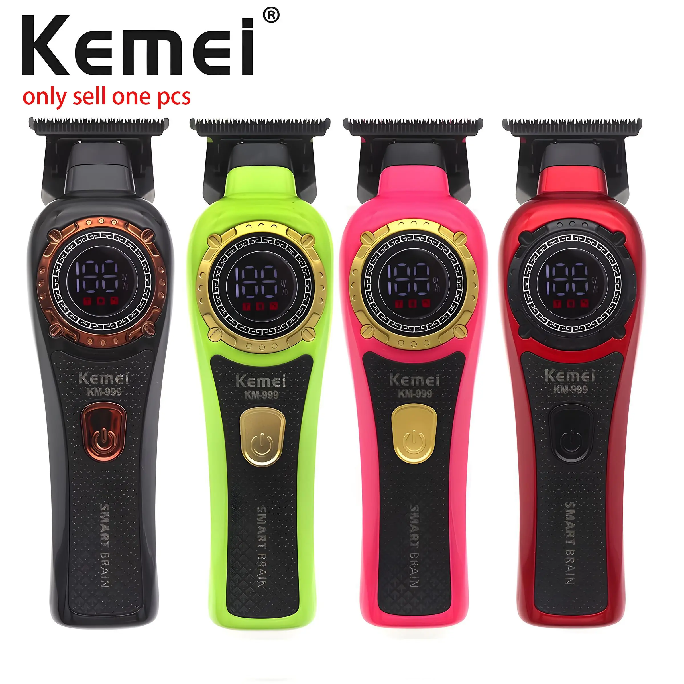 Kemei Km-999 Men's Electric Razor, Powerful Motor & Precision Blade, USB Fast Charging, Smooth Quiet Shaving, Holiday Special Offer