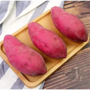 3Pcs Realistic Artificial Fake Vegetables Lifelike Decorative Foam Sweet Potato Faux Veggies Yam for Home, Kitchen, Party Decor
