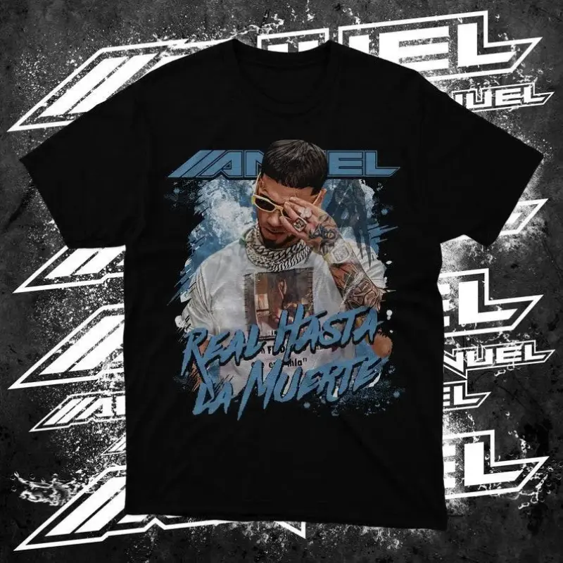 Men's Real Hasta La Muerte Graphic T-Shirt - Streetwear, Shortsleeve, Breathable Cotton Casual Top, Gift for Big Fans, Human
