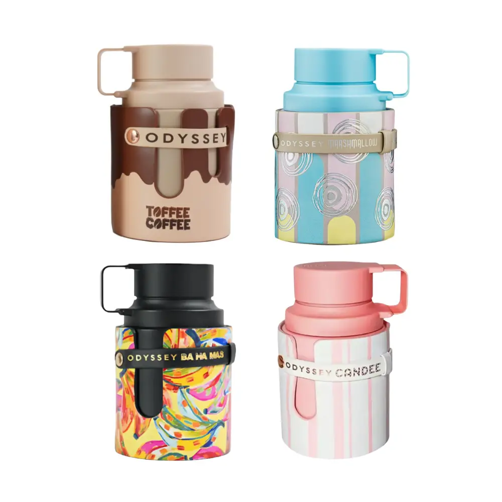 Armaf Odyssey Gourmand Bundle – 4 Piece Eau de Parfum Set (Marshmallow, Ba Ha Mas, Candee, Toffee Coffee)
