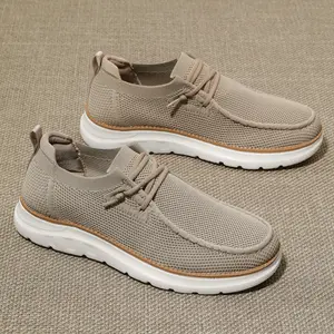 Men's Mesh Sneakers Oxfords Business Casual Walking ShoesTennis Comfortable,Knitted Mesh Breathable AndComfortable Platform Sneakers,Casual Comfortable Breathable Sports Shoes for Daily Workout Running