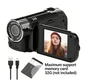 【Father's Day Gift】Video Camera Camcorder Retro Handheld Digital Camera with 2.7 Inches Display Screen 16X Zoom Camcorder for Home Office Outdoor, Maximum support memory card 32G (not included), Summervibes