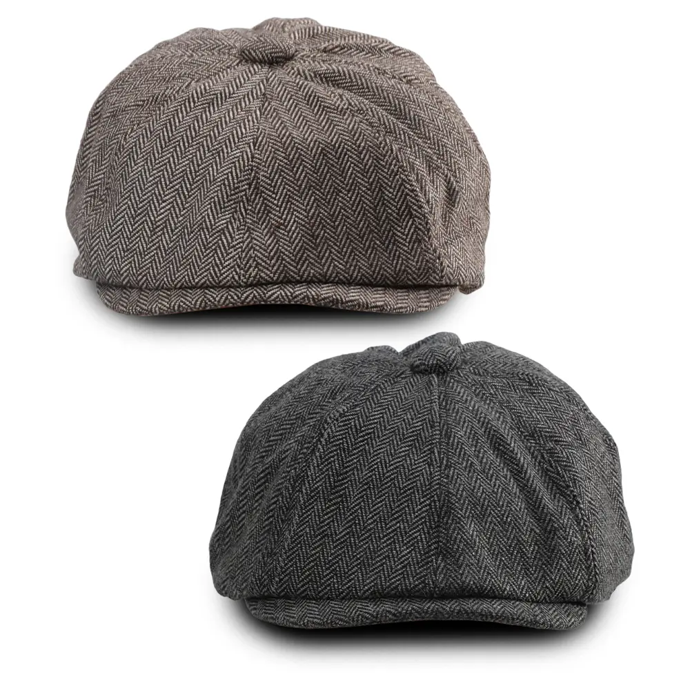 2pcs Men'S Newsboy Hat,Autumn, Breathable Men'S Retro Beret, Painter'S Hat, Suitable Studio, Autumn Outdoor & Themed Events cooling,summerwins