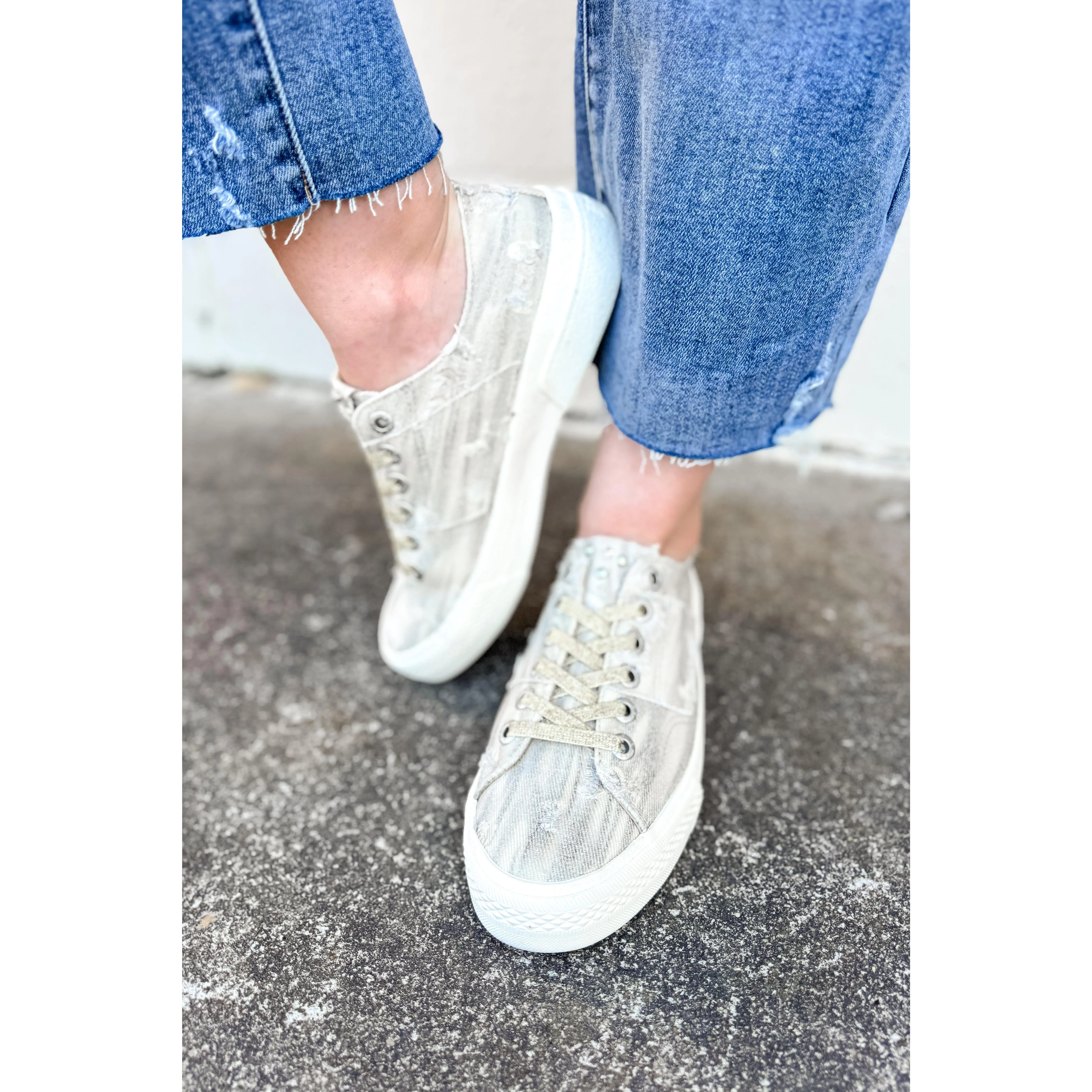 Blowfish Walk On Lace Up Sneakers, Tan