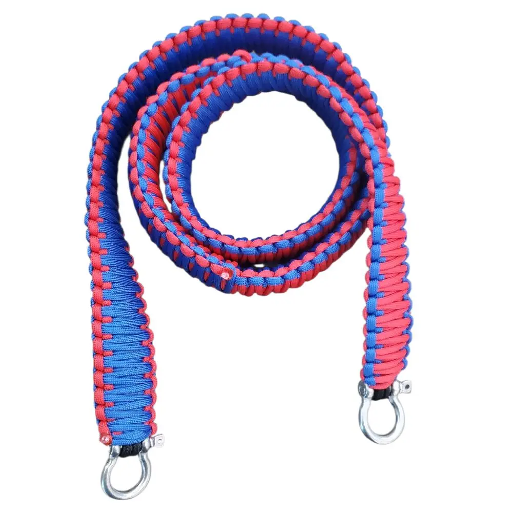 RED AND BLUE PARACORD STRAP