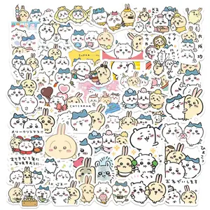 50pcs Chiikawa Kawaii Stickers Pack, Sticker Packs, Sticker Sheets, Craft, Waterproof Cute Japanese Anime Character Decals for Laptop, Water Bottle, Journal & Scrapbook, Anime Fan Gift