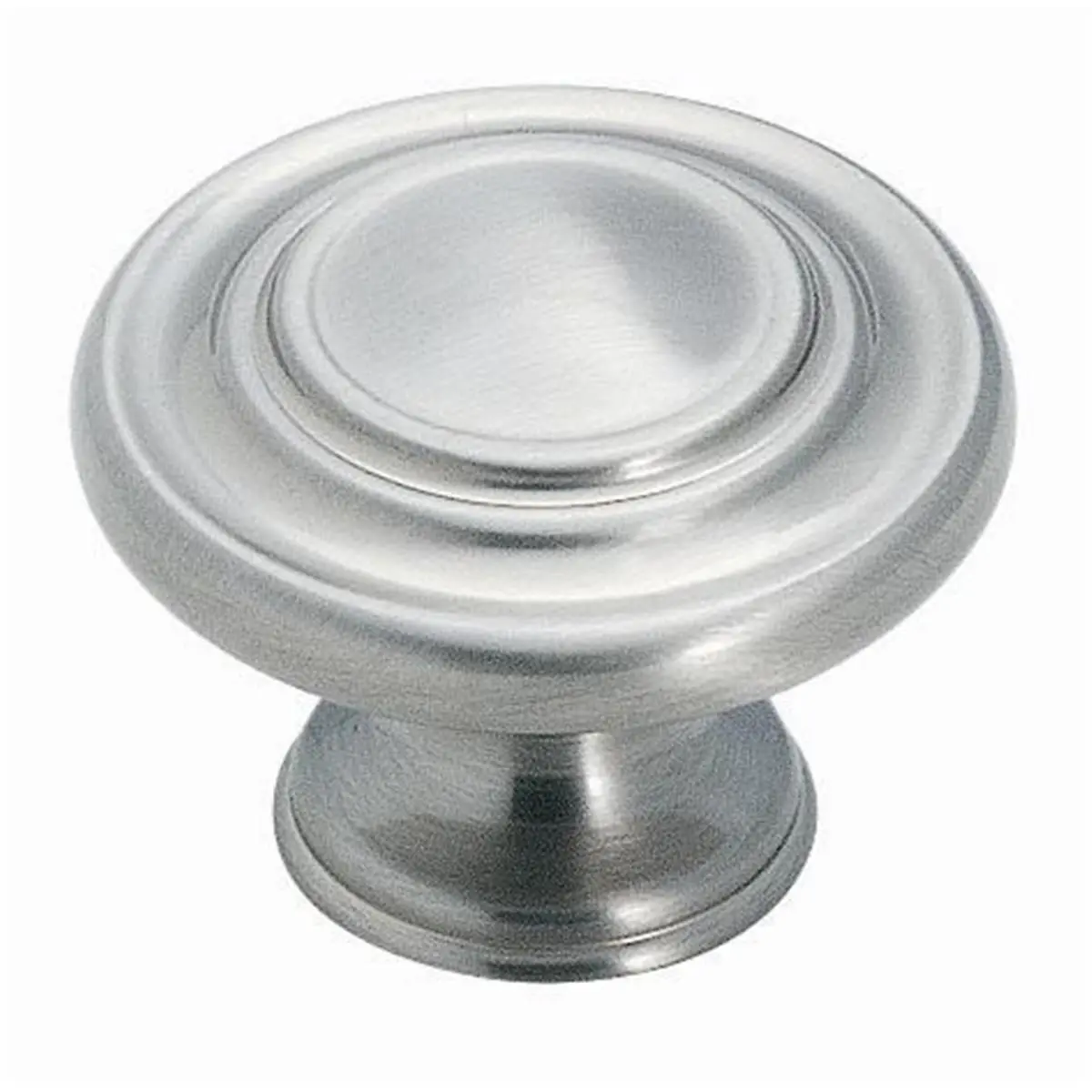 212 MAIN Amerock BP1586-G10 1.38 in. Satin Nickel Round Door Knob, Door Hardware