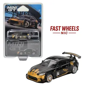 Mini Gt Toyota GR86 LBNation - Black Gold - Diecast 1:64