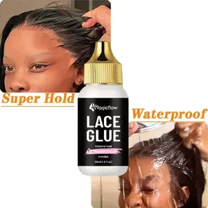 38ml/1.03fl.oz Waterproof Lace Wig Glue - Extremely Hold, Invisible, Quick Dry & Easy Removal - No Odor Hair Adhesive for Wigs Hair Weave