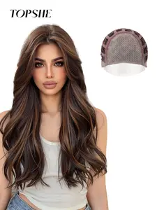 Mono Front 6.5x5.5 HD Deep 22 Inch Synthetic Heat Resistant Fiber Natural Look Daily Wear Fashion Design Lace Front Wigs